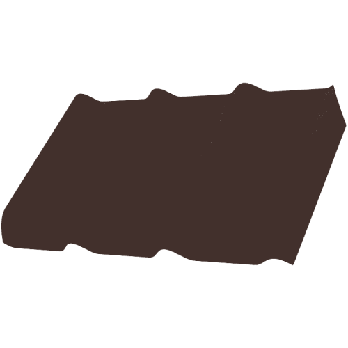 Фиброчерепица Decover 40/300 870x980x5,8 мм шоколад