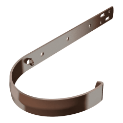 Кронштейн желоба Verat 125/82 коричневый металлический